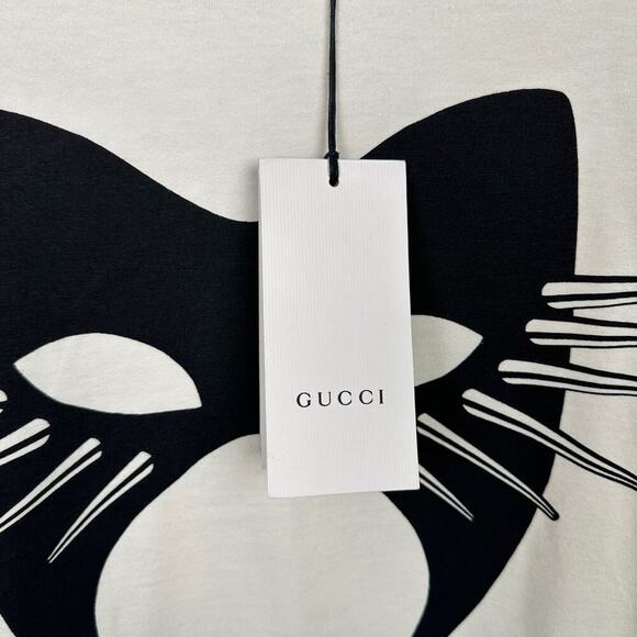 NWT Gucci Manifesto Oversized T-Shirt in White Size L - Picture 9 of 16